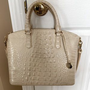 Brahmin Duxbury satchel, ivory